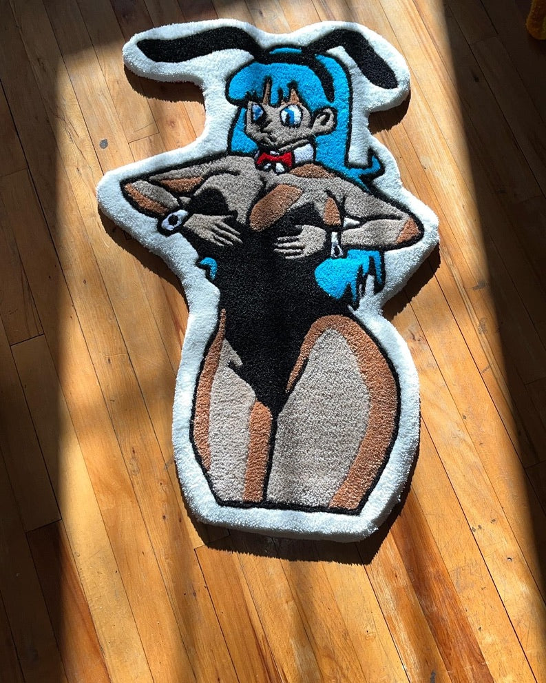 Dragon Ball Bulma Bunny Suit Tufted Rug 🐰
