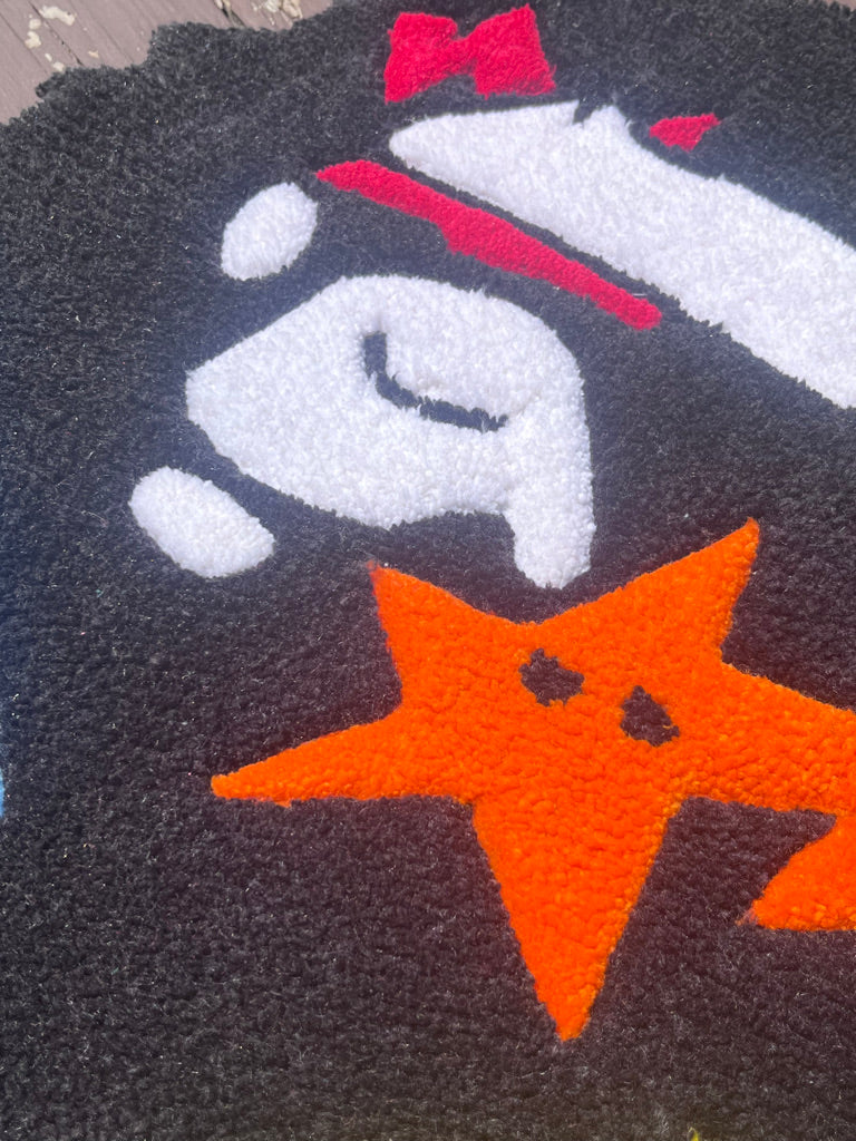 BAPE "Multi-Star" Ape Head Tufted Rug
