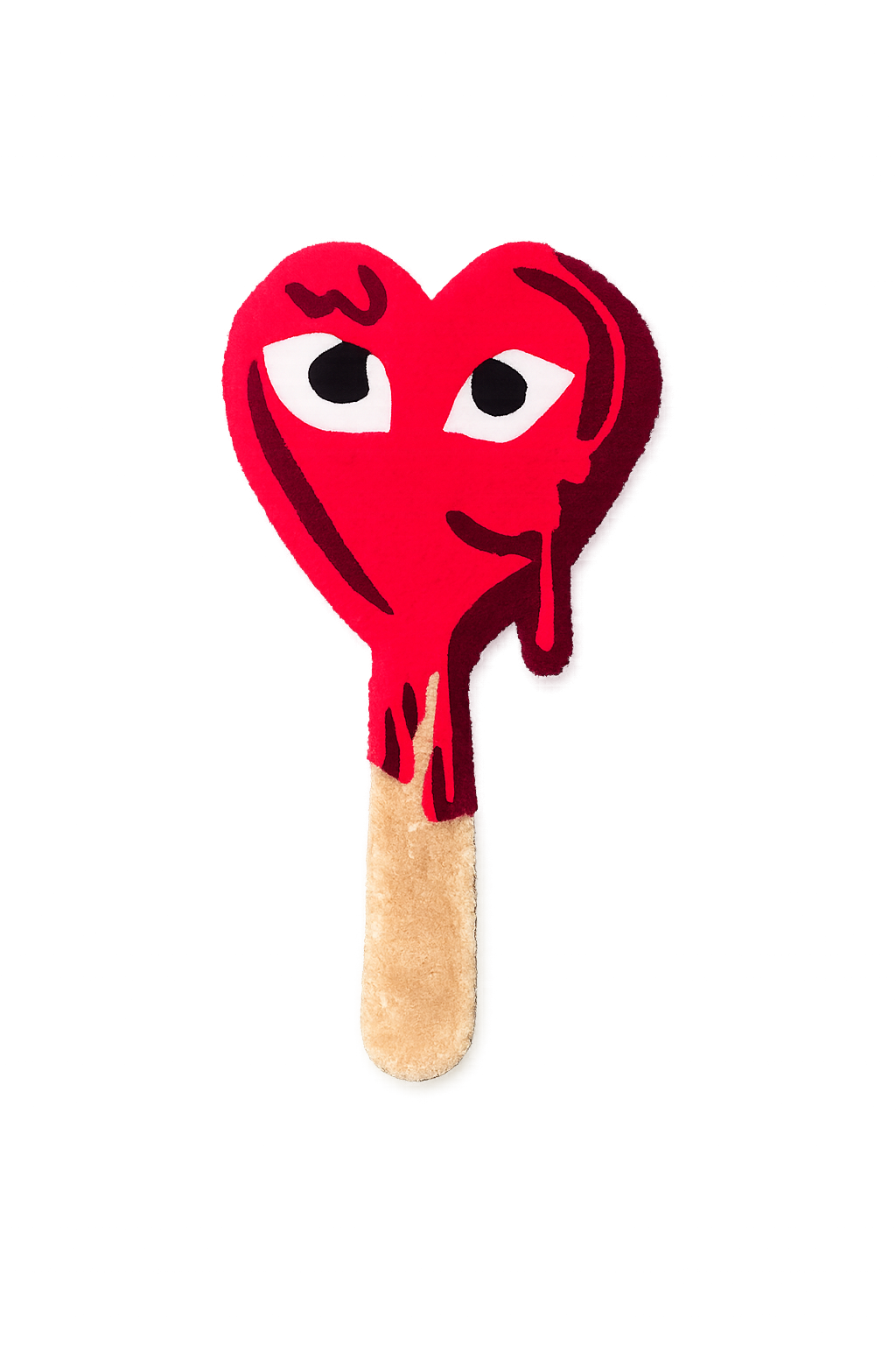 Comme des Garçons PLAY Heart Melting Popsicle Tufted Rug 🍦