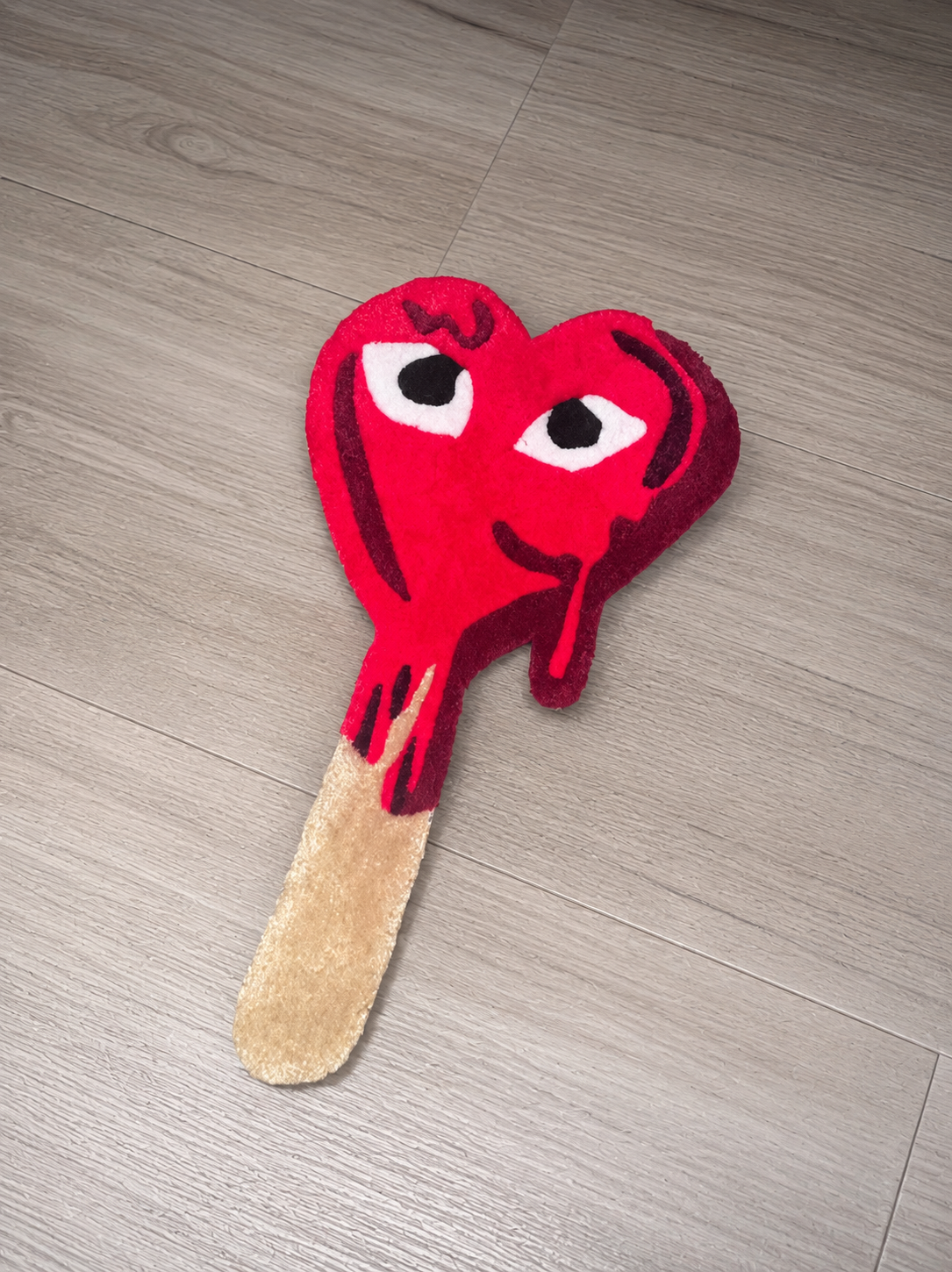 Comme des Garçons PLAY Heart Melting Popsicle Tufted Rug 🍦
