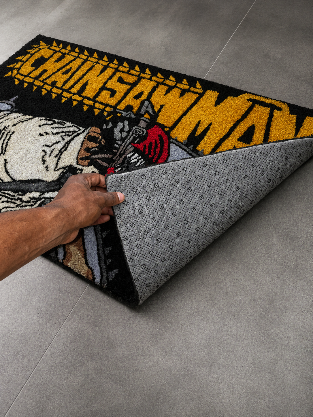 Chainsaw Man Denji Rug – Oversized Anime Decor