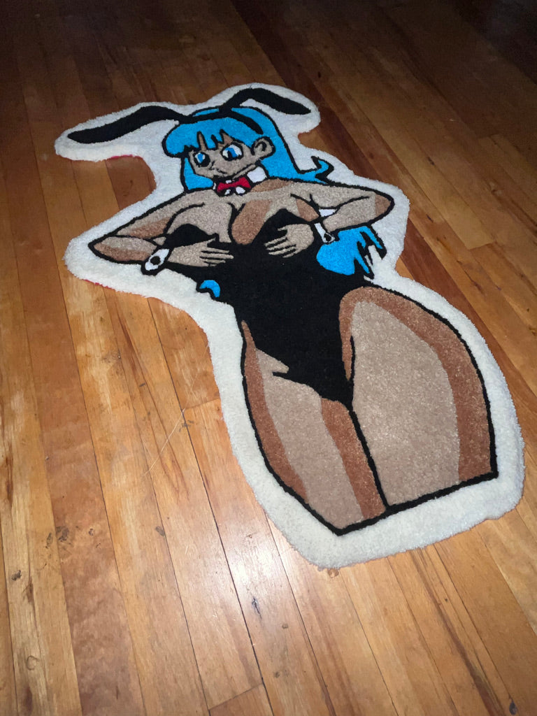 Dragon Ball Bulma Bunny Suit Tufted Rug 🐰