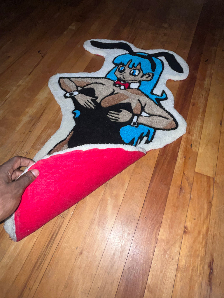 Dragon Ball Bulma Bunny Suit Tufted Rug 🐰