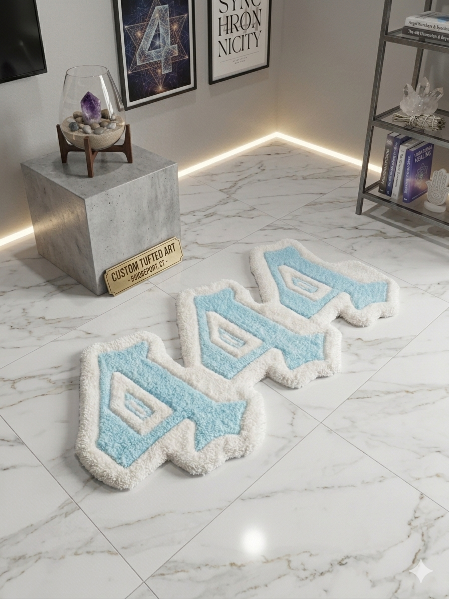 "444" Angel Number Tufted Rug 👼