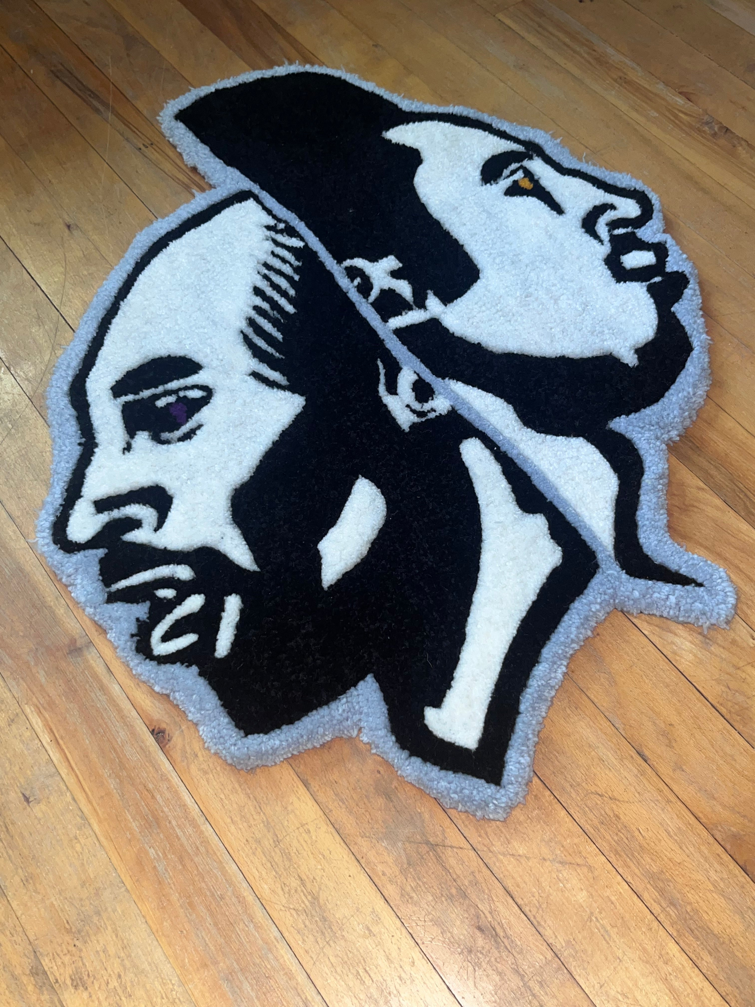 Kobe "Mamba Mentality" Dual Portrait Tufted Rug 🐍