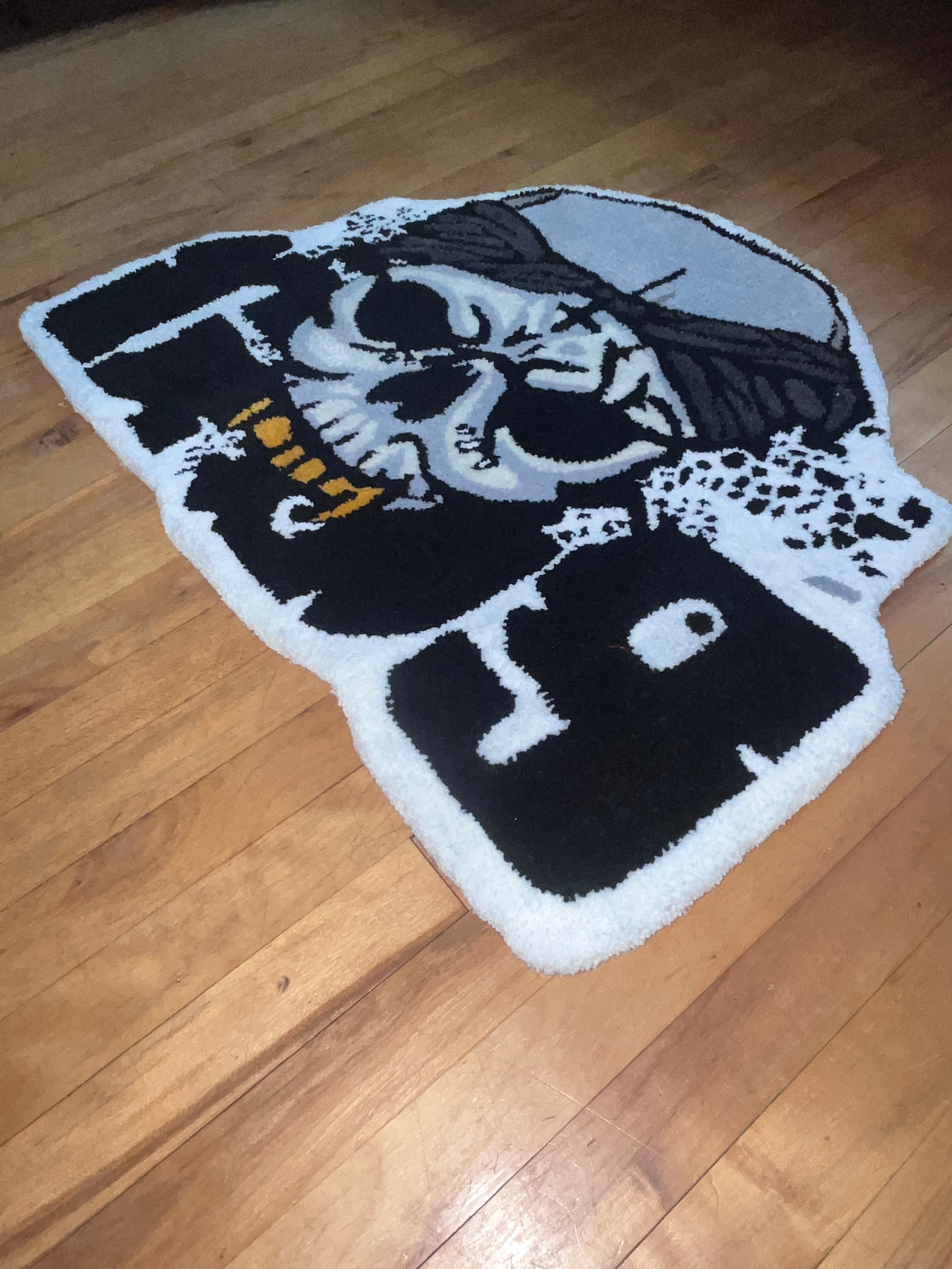 G59 Records Inspired "Skull & Bandana" Tufted Rug💀