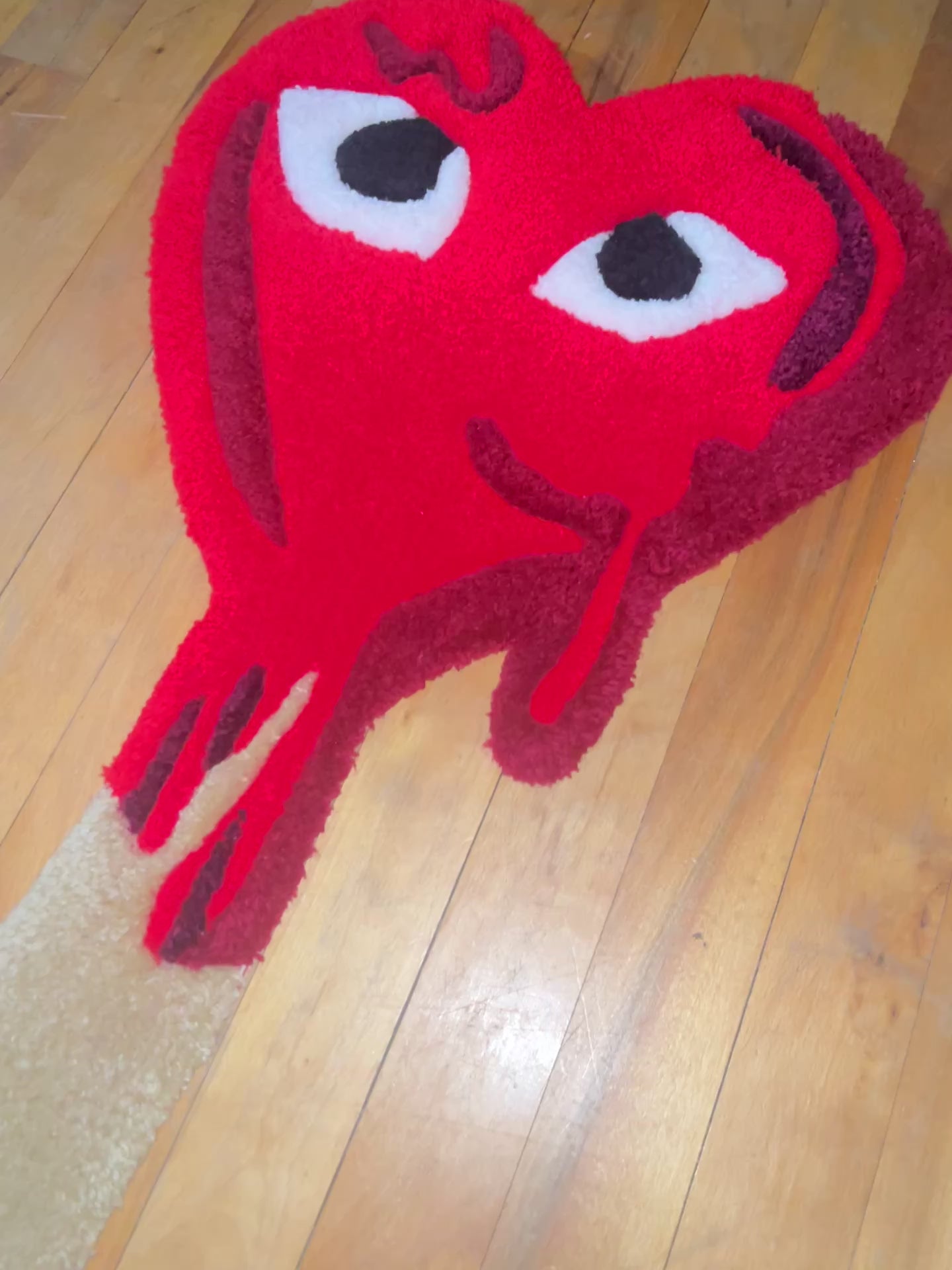 Comme des Garçons PLAY Heart Melting Popsicle Tufted Rug 🍦